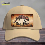 Gila Bend Gila Monster Novelty License Plate Hat Cotton / Khaki