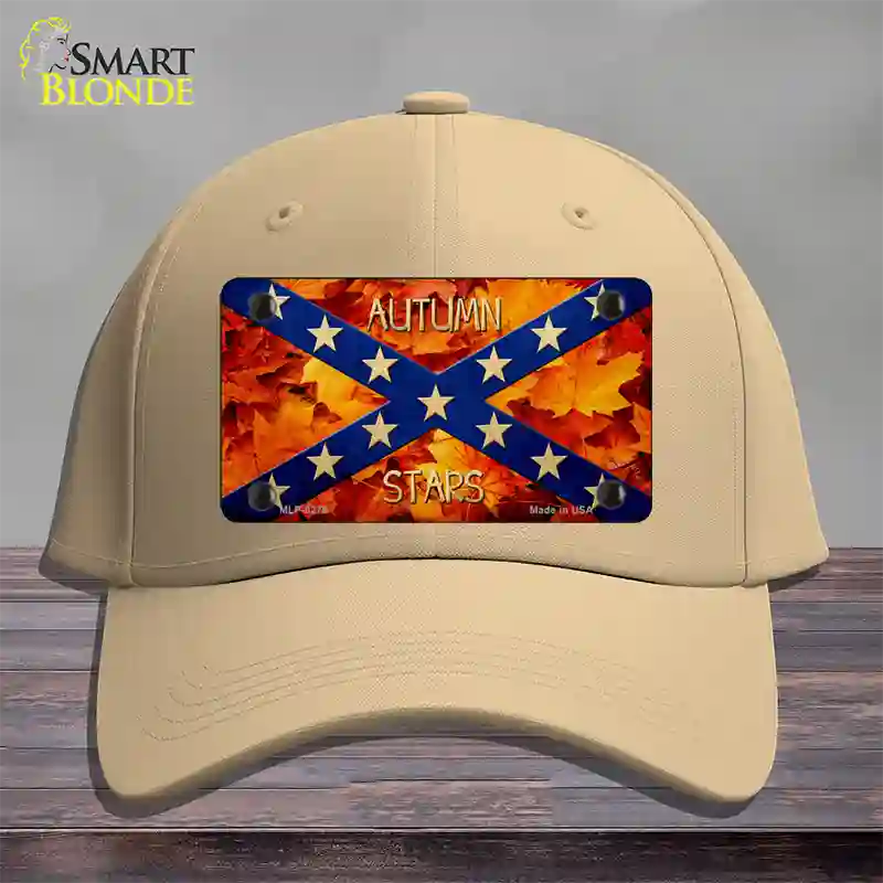 Autumn Stars Novelty License Plate Hat Cotton / Khaki