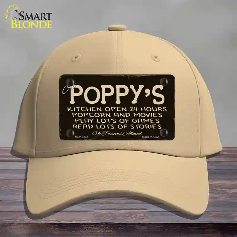 At Poppys Novelty License Plate Hat Cotton / Khaki