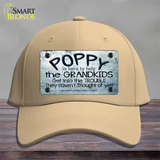 Poppy Is Here To Help Novelty License Plate Hat Cotton / Khaki