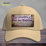 Grandmas Bed & Breakfast Novelty License Plate Hat Cotton / Khaki