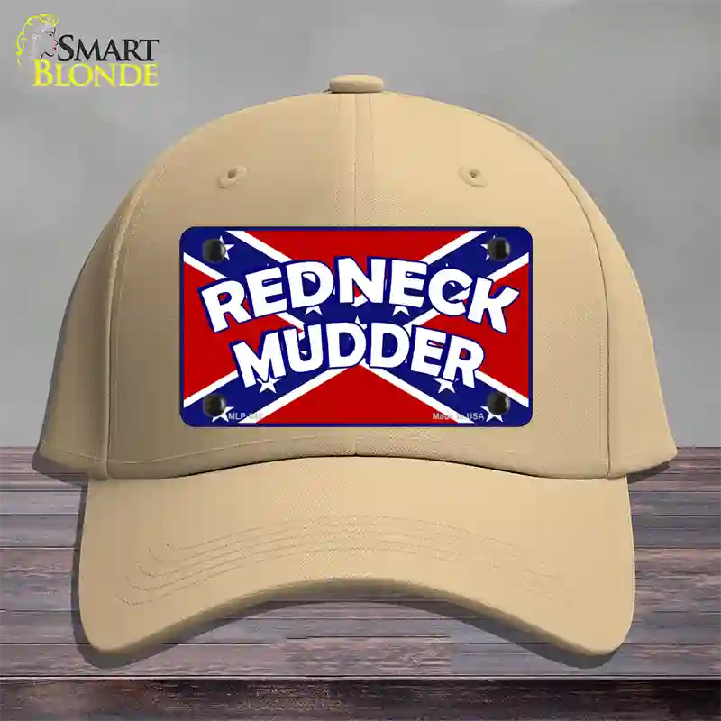 Redneck Mudder Novelty License Plate Hat Cotton / Khaki