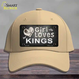 This Girl Loves Her Kings Hockey Novelty License Plate Hat Cotton / Khaki