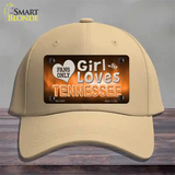 This Girl Loves Tennessee Novelty License Plate Hat Cotton / Khaki