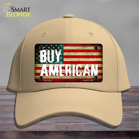 Buy American Novelty License Plate Hat Cotton / Khaki