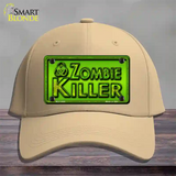 Zombie Killer Novelty License Plate Hat Cotton / Khaki