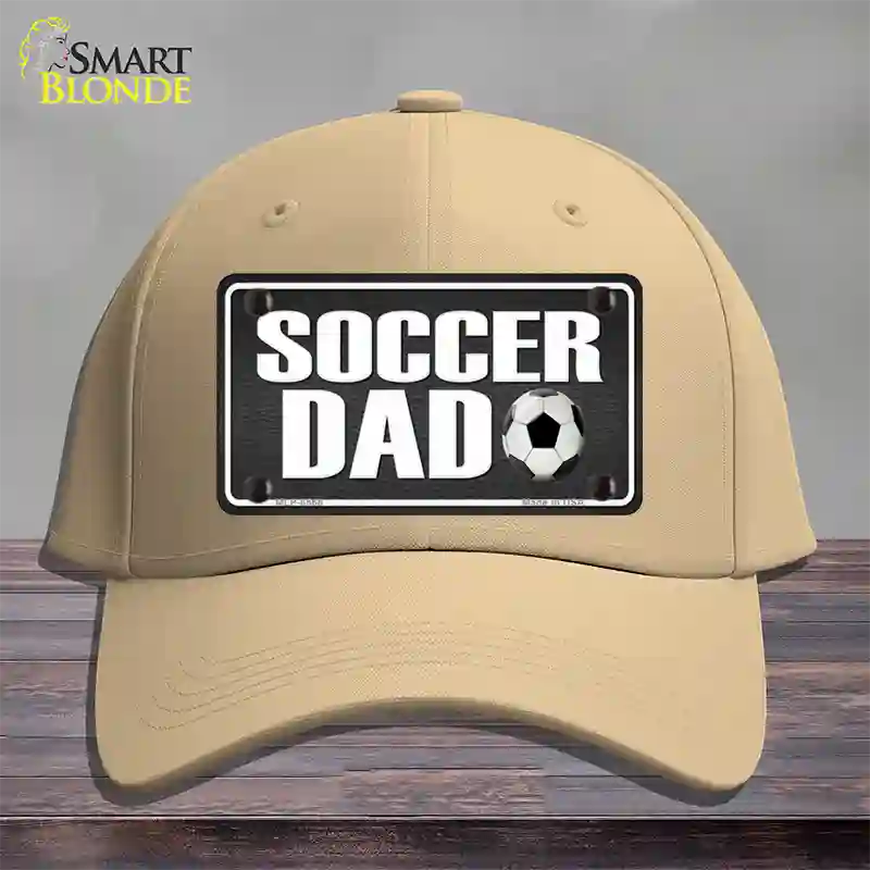 Soccer Dad Novelty License Plate Hat Cotton / Khaki