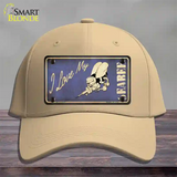 I Love My Seabee Novelty License Plate Hat Cotton / Khaki