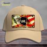 Arizona Love Novelty License Plate Hat Cotton / Khaki