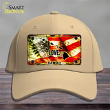 Hawaii Love Novelty License Plate Hat Cotton / Khaki