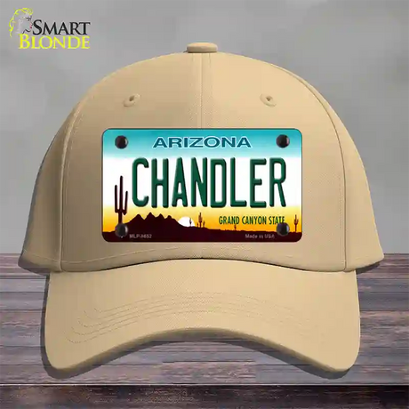 Chandler Arizona Novelty License Plate Hat Cotton / Khaki