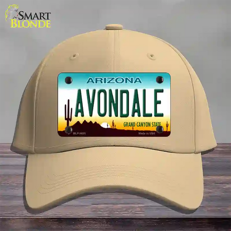 Avondale Arizona Novelty License Plate Hat Cotton / Khaki