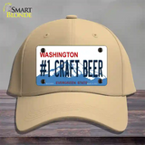 No 1 Craft Beer Washington Novelty License Plate Hat Cotton / Khaki