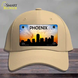 Phoenix Silhouette Novelty License Plate Hat Cotton / Khaki