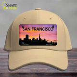 San Francisco Silhouette Novelty License Plate Hat Cotton / Khaki