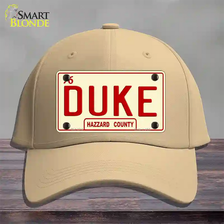 Duke Novelty License Plate Hat Cotton / Khaki