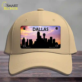 Dallas Silhouette Novelty License Plate Hat Cotton / Khaki