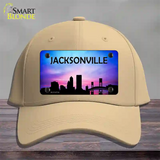 Jacksonville Silhouette Novelty License Plate Hat Cotton / Khaki