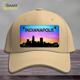 Indianapolis Silhouette Novelty License Plate Hat Cotton / Khaki