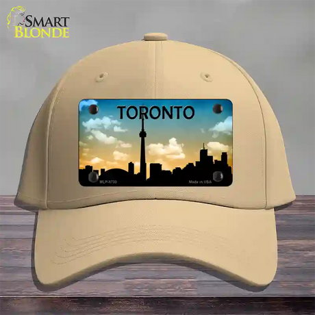 Toronto Silhouette Novelty License Plate Hat Cotton / Khaki