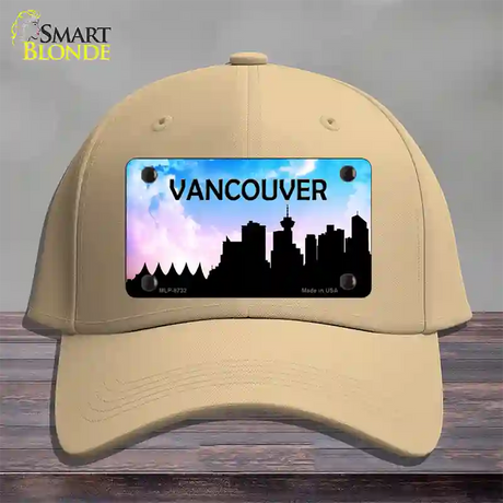 Vancouver Silhouette Novelty License Plate Hat Cotton / Khaki