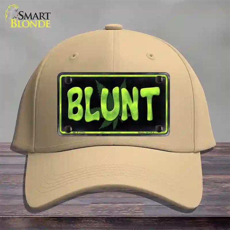 Blunt Novelty License Plate Hat Cotton / Khaki