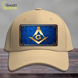 Freemasonry Novelty License Plate Hat Cotton / Khaki