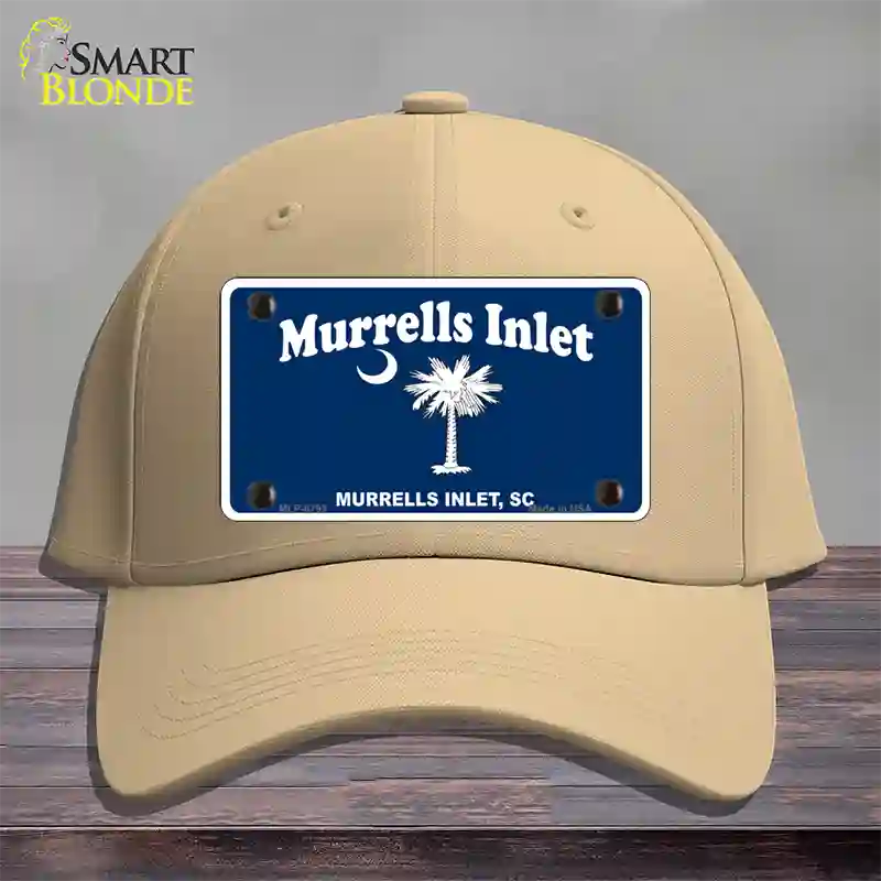 Murrells Inlet Novelty License Plate Hat Cotton / Khaki