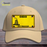 Ohio Dont Tread On Me Novelty License Plate Hat Cotton / Khaki