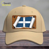 Eureka Flag Scroll Novelty License Plate Hat Cotton / Khaki