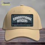 Corrections Officer Better Lover Novelty License Plate Hat Cotton / Khaki