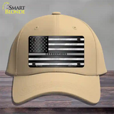 American Flag Corrections Novelty License Plate Hat Cotton / Khaki