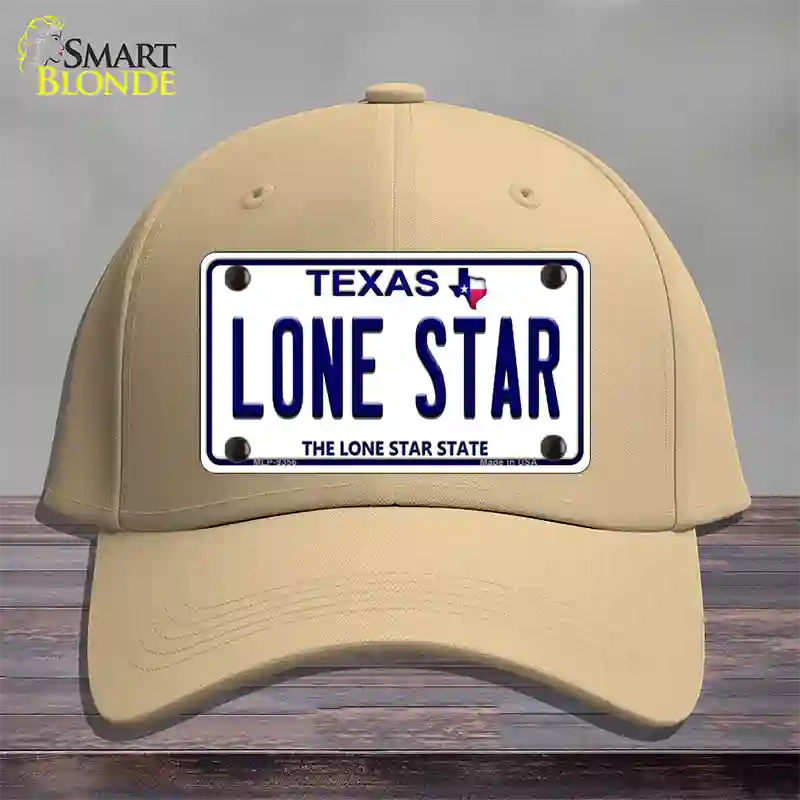 Lone Star Texas Novelty License Plate Hat Cotton / Khaki