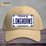 Longhorn Texas Novelty License Plate Hat Cotton / Khaki