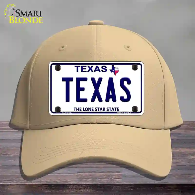 Texas Novelty License Plate Hat Cotton / Khaki