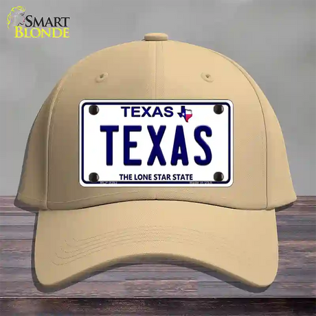 Texas Novelty License Plate Hat Cotton / Khaki