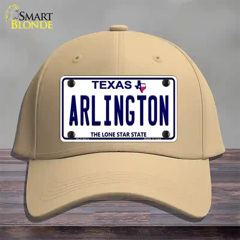 Arlington Texas Novelty License Plate Hat Cotton / Khaki