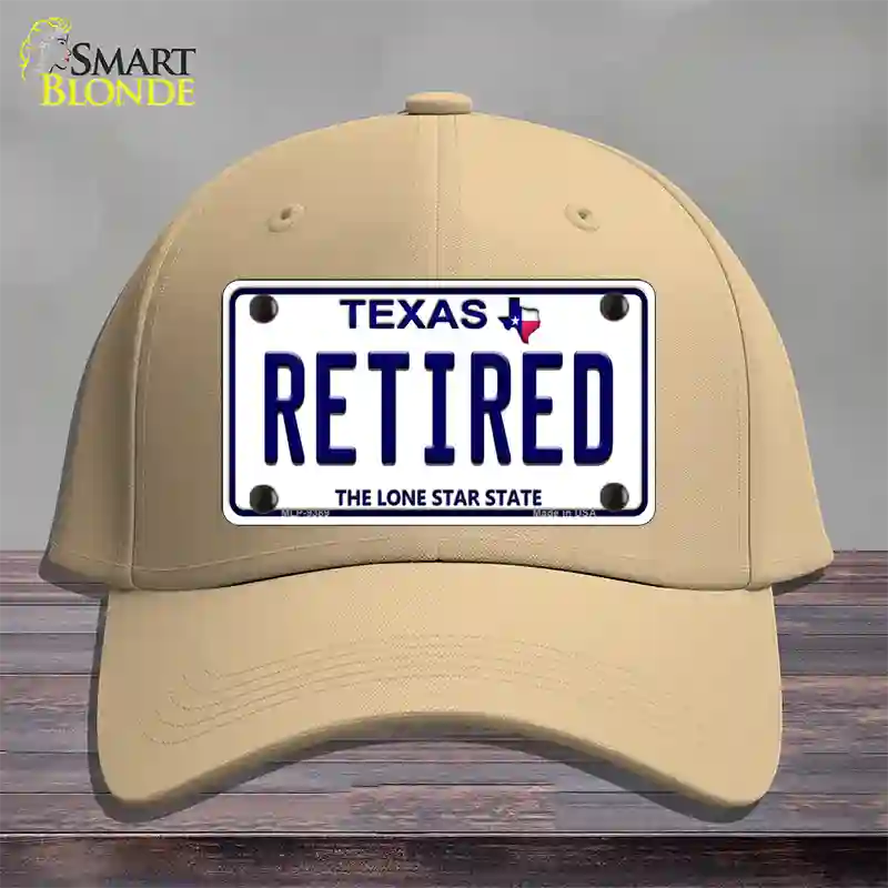 Retired Texas Novelty License Plate Hat Cotton / Khaki