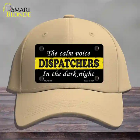 The Calm Voice Dispatchers Novelty License Plate Hat Cotton / Khaki