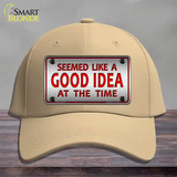 Seemed Like A Good Idea Novelty License Plate Hat Cotton / Khaki