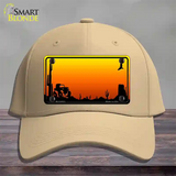 Jeep Blank Scenic Novelty License Plate Hat Cotton / Khaki