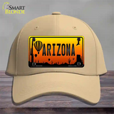 Balloon Arizona Scenic Novelty License Plate Hat Cotton / Khaki