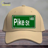 Pike St 1400 Novelty License Plate Hat Cotton / Khaki