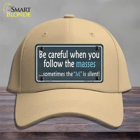 Be Careful Novelty License Plate Hat Cotton / Khaki