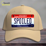 Spoiled Idaho Novelty License Plate Hat Cotton / Khaki