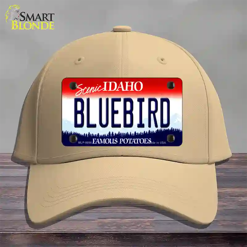 Bluebird Idaho Novelty License Plate Hat Cotton / Khaki