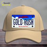 Gold Rush South Dakota Novelty License Plate Hat Cotton / Khaki