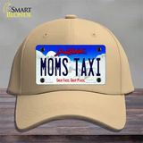 Moms Taxi South Dakota Novelty License Plate Hat Cotton / Khaki