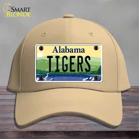 Tigers Alabama Novelty License Plate Hat Cotton / Khaki