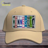 Minnesota License Plate Art Novelty License Plate Hat Cotton / Khaki